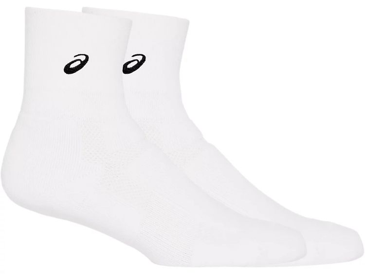 アシックス メンズ バスケットボール ソックス ブリリアントホワイト×パフォーマンスブラック・サイズ：S 3063A063-101-S ソックス18 はき口～かかとまでの長さ18cm