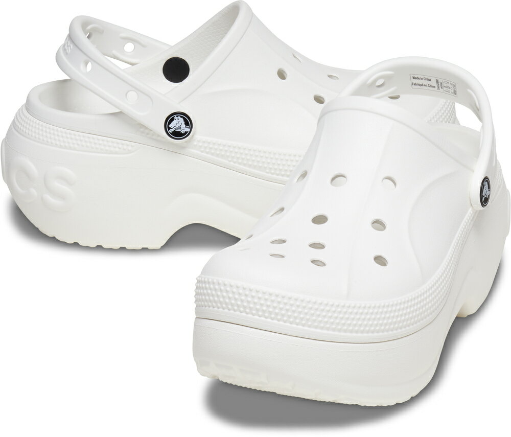 CROCS ベラ クロッグ ホワイト・サイズ：M6/W8 24.0cm 210062-100-M6 クロックス サンダル BELLA CLOG