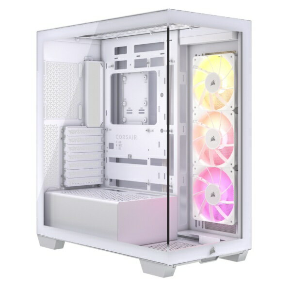 CORSAIR｜コルセア PCケース ATX /Micro /Extended /Mini-ITX 3500X ARGB Tempered Glass ホワイト CC-9011279-WW