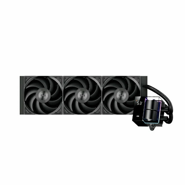 PCCOOLER｜ピーシークーラー 水冷CPUクーラー 120mmファンx3 LGA115X/1200/1700/18XX/20XX・AM4/AM5 ブラック DS360-BK