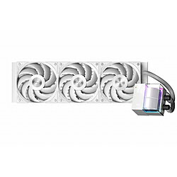 PCCOOLER｜ピーシークーラー 水冷CPUクーラー 120mmファンx3 LGA115X/1200/1700/18XX/20XX・AM4/AM5 ホワイト DS360-WH