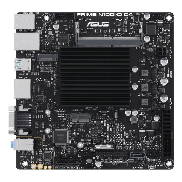 ASUS マザーボード PRIME N100I-D D4-CSM
