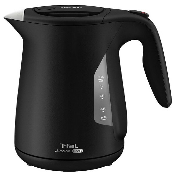 楽天市場】T-FAL 電気ケトル ジャスティンプラス490 1.2L ブラック  