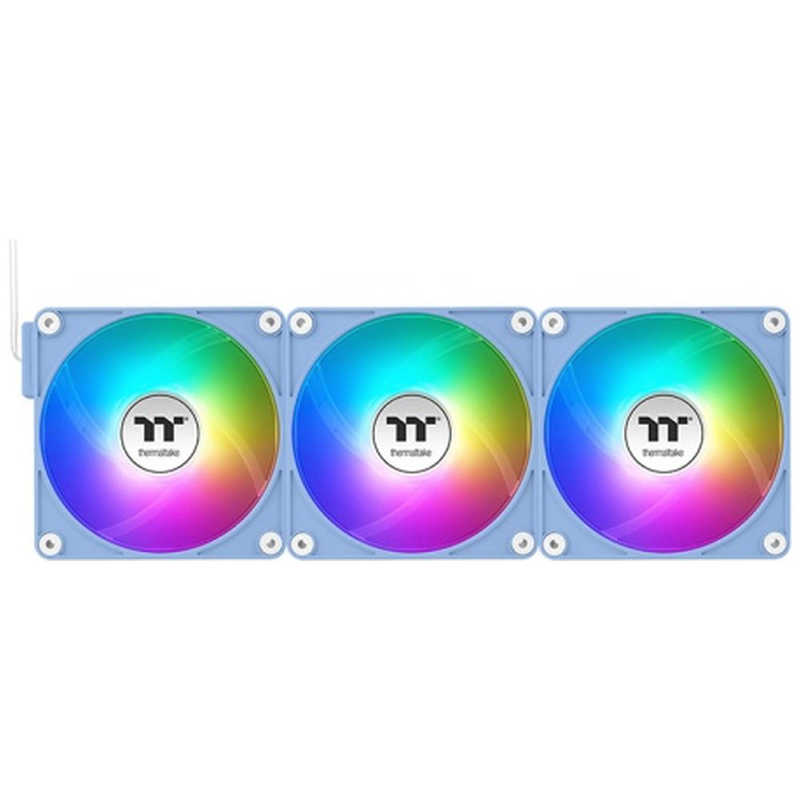 Thermaltake｜サーマルテイク CT120 EX ARGB Sync PC Cooling Fan 3 Pack -Hydrangea Blue- 120mm/3ファンパック アジサイブルー CL-F196-PL12BU-A