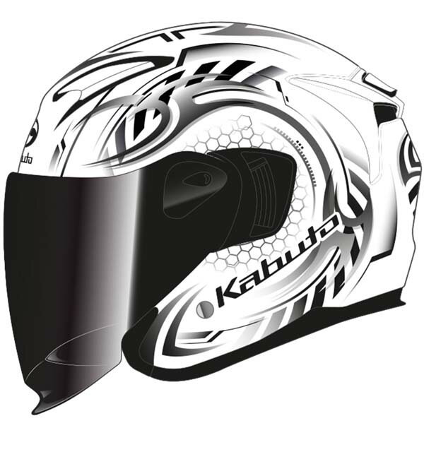 カブト EXCEED2 CYBER/サイバー/:パールホワイトブラック XLサイズ 61-62