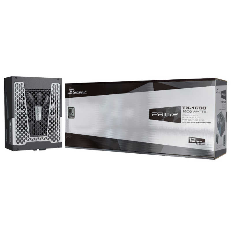 Seasonic｜シーソニック PC電源 PRIME TX-1600 ATX3.0 SSR-1600TR2 1600W /ATX EPS /80PLUS Titanium
