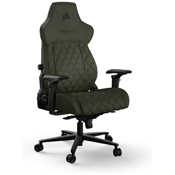 CORSAIR｜コルセア ゲーミングチェア シート W590xD500xH122～132mm TC500 LUXE Sherwood ダークグリーン CF-9010068-WW