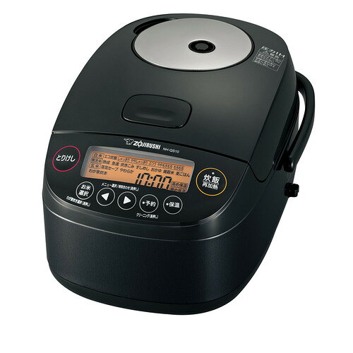 象印 ZOJIRUSHI NH-QS10-BA ブラック 圧力IH炊飯ジャー 5.5合 炊飯器 NHQS10BA