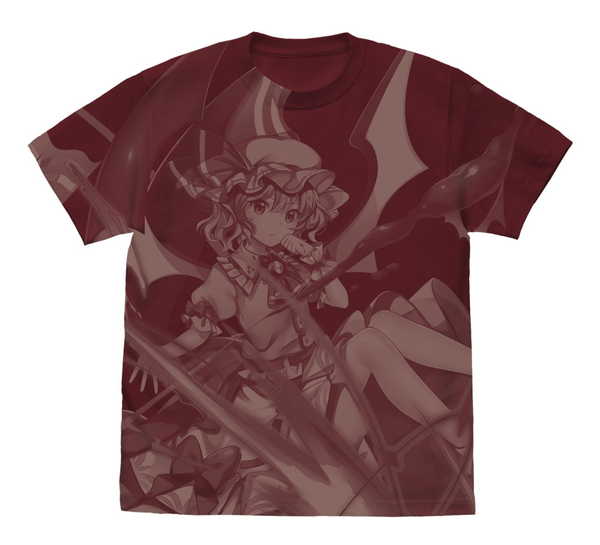 完売　コスパ　レミリアスカーレット Tシャツ 東方Project　L　黒 東方LostWord レミリア・スカーレット オールプリントTシャツ