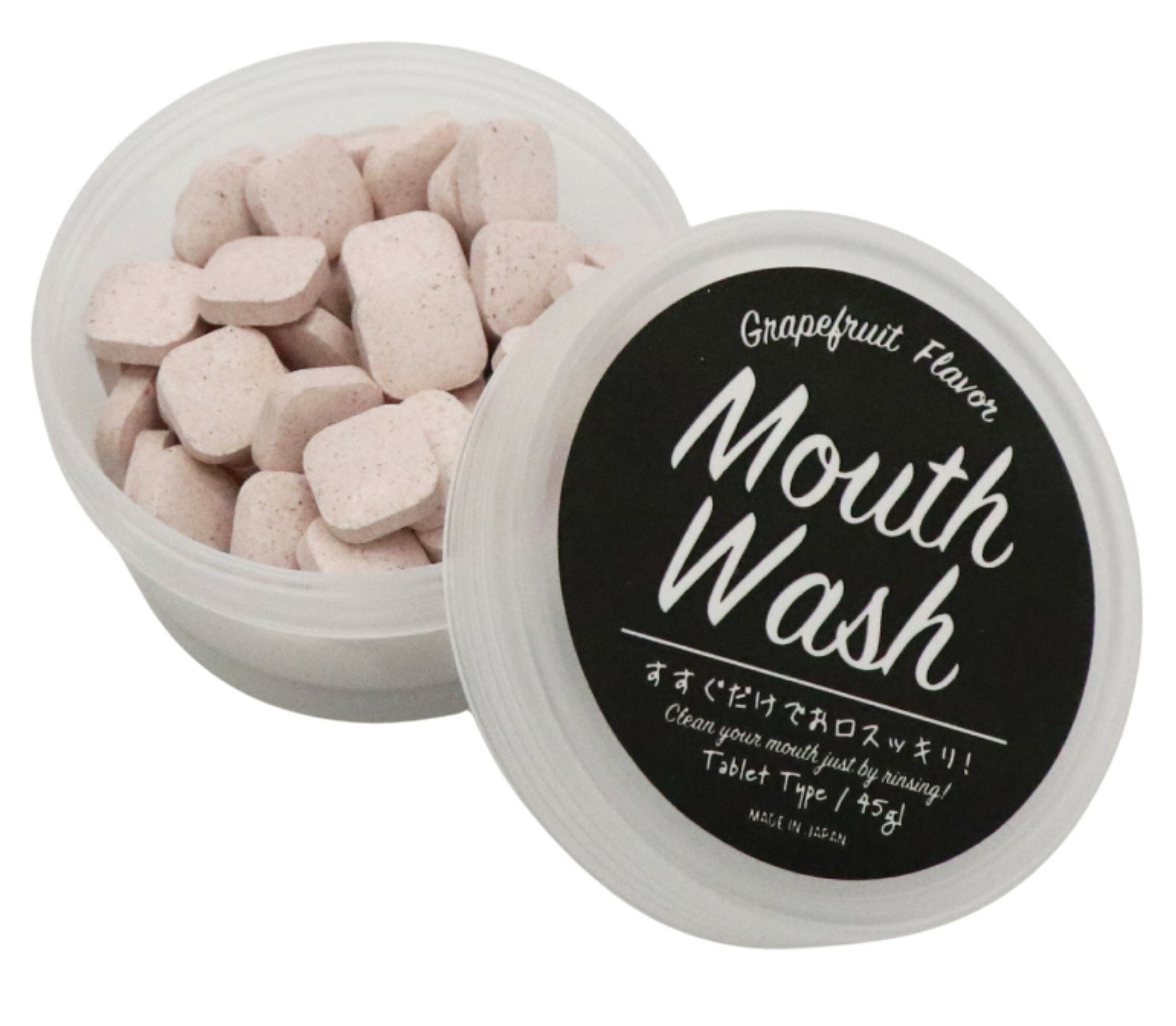 CHEERLIEF グレープフルーツ味 マウスウォッシュタブレット 45g チアリ-フ GマウスウオツシユT