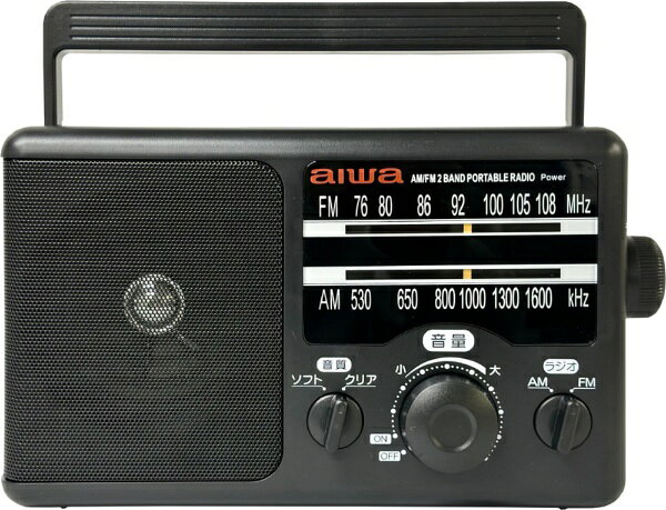 アイワ ラジオ ポータブルホームラジオ audio-G PHR1 GAA4-PHR0001 ブラック ホワイト AM/FM 防災ラジオ 2電源対応 aiwa（ラッピング不可）