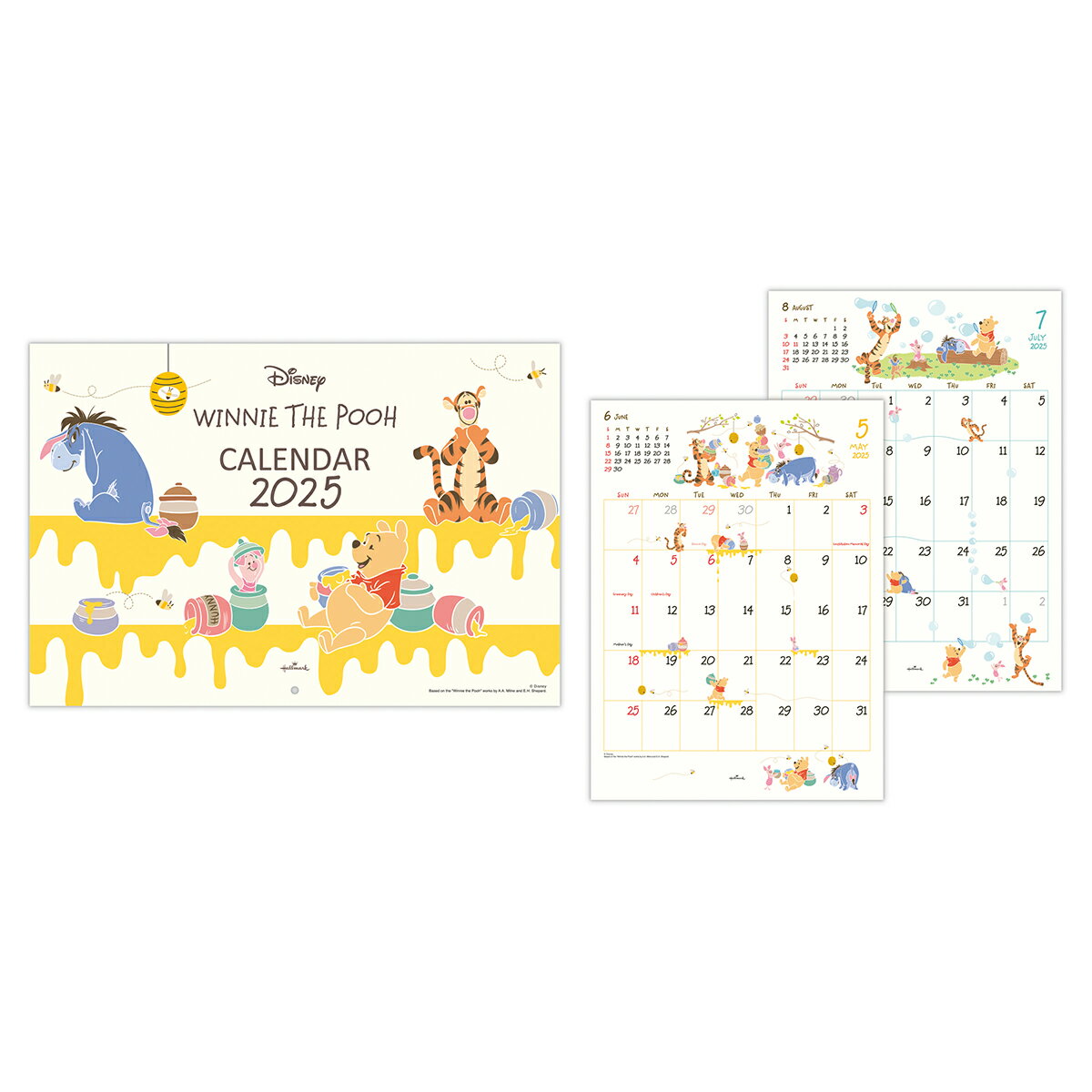 25カレンダーCLWLDNプーさん 834692