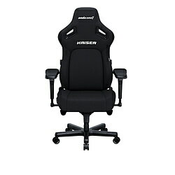 Andaseat｜アンダシート ゲーミングチェア シート W490xD470xH1280～1340mm Kaiser4 リネンファブリック カーボンブラック GC-Kaiser4/CABK