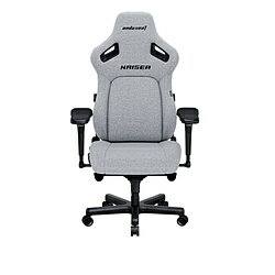 Andaseat｜アンダシート ゲーミングチェア シート W490xD470xH1280～1340mm Kaiser4 リネンファブリック アッシュ GC-Kaiser4/ASH