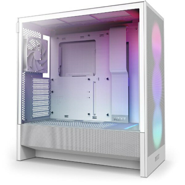 NZXT PCケース ATX /Micro /Extended /Mini-ITX H5FLOW RGB 2024 ホワイト CC-H52FW-R1