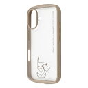 イングレム|Ingrem iPhone 16 6.1インチ ポケットモンスター / Puffull 衝撃吸収 バンパー ハイブリッドケース / イングレム IN-PP46CMD2/PK2M
