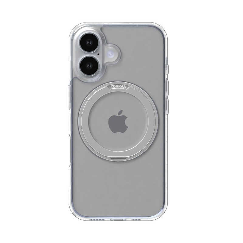TORRAS｜トラス Torras - Ostand Pro-Clear case for iPhone 16 Plus 6.7インチ クリア X00FX1782