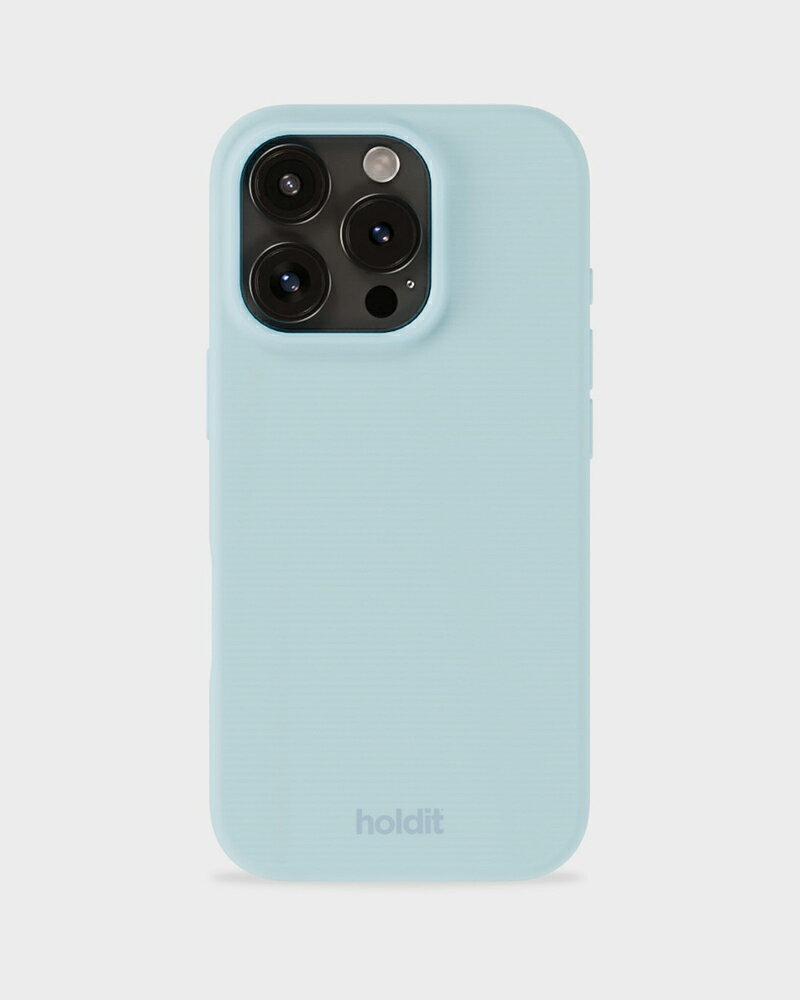 Holdit ホールディット iPhone 16 Pro用 ソフトタッチシリコーンケース Mineral Blue ミネラルブルー 16524 HOLDIT