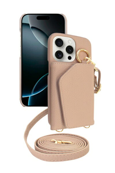 シズカウィル iPhone16 Pro ケース カバー ショルダーケース アイファンデ5 ドレスコード 1個 IF5_2 ピンク APIP16PIF52PI