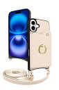 シズカウィル iPhone16 Plus ケース カバー ショルダーケース アイファンデ5 フルール 1個 IF5_3 ピンク APIP16MIF53PI