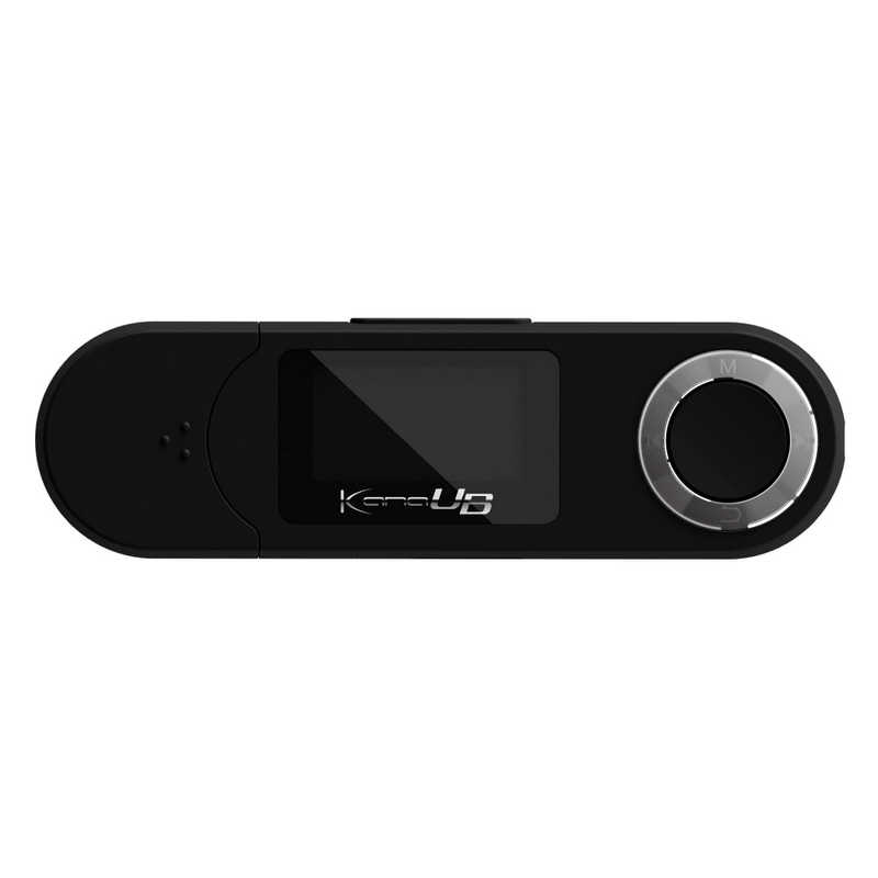 グリーンハウス　MP3プレーヤー KANA UB(32GB) ブラック　GH-KANAUB32-BK