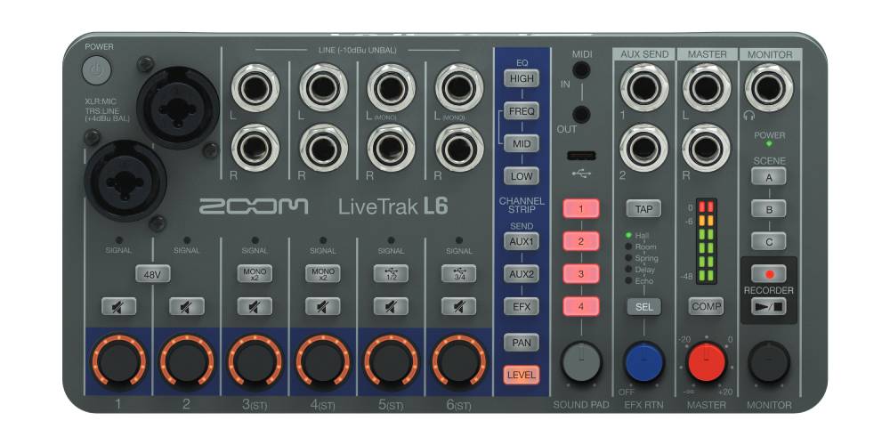 楽天市場】ズーム ZOOM デジタルミキサー LIVETRAK L-12 | 価格比較