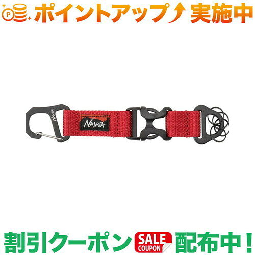ナンガ カラビナ キーホルダー レッド #N0002991-RED CARABINER KEY HOLDER NANGA