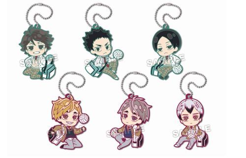 でふぉラバ！ぷらす　ハイキュー！！青葉城西高校・稲荷崎高校キーホルダー
