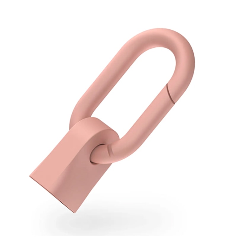 CIO カラビナ付きケーブルホルダー CtoL ピンク CIO-CHD-CL-PK