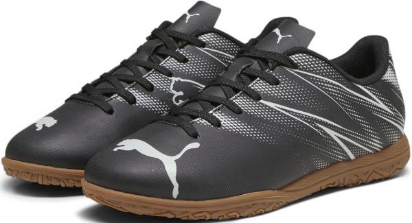 PUMA キッズ アタッカント IT サッカー トレーニングシューズ 17-24.5cm 107482 PUMA Black-Silver Mist 21.5