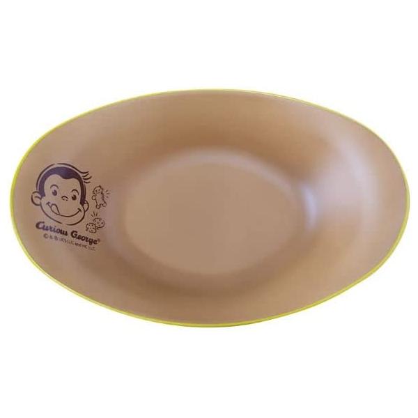 おさるのジョージ 塗カレーパスタ皿 アイボリー 17524