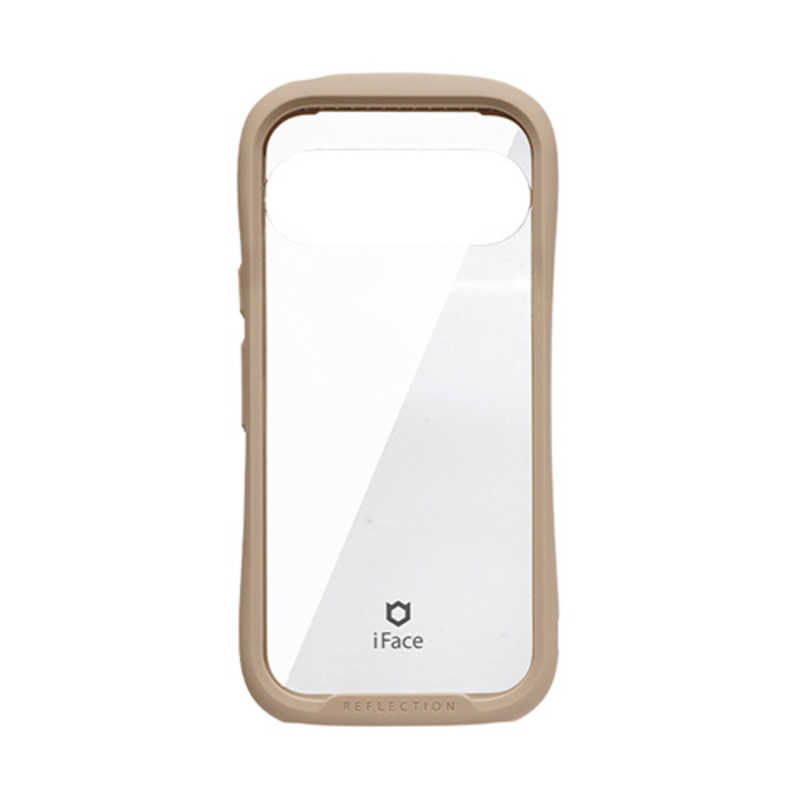 HAMEE iFace Reflection強化ガラスクリアケース ベージュ