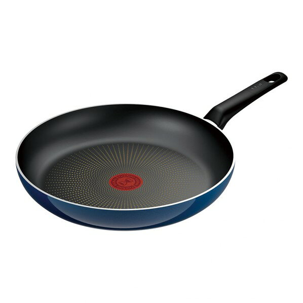 フライパン 28cm ティファール ガス火専用 コーティング こびりつきにくさ長持ち 新生活 T-fal ロイヤルブルー・インテンス D53306 *