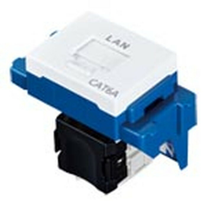 パナソニック ぐっとすシリーズ情報モジュラジャック CAT6A 埋込型 セラミックホワイト NR3180CW