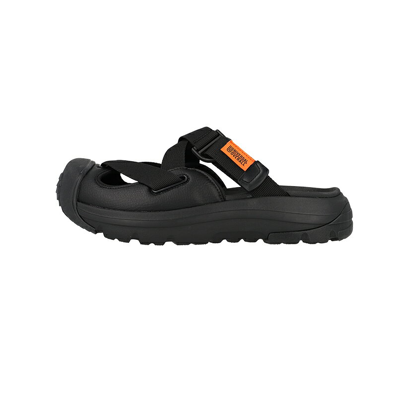 ユニバーサルオーバーオール UNIVERSAL OVERALL UO31 ストラップサンダル 27.0cm BLACK UO31176