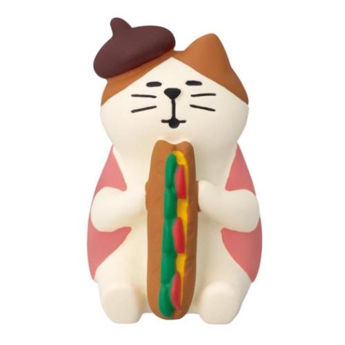 バゲットサンド猫 マスコット concombre やまねこベーカリー まったりパンまつり デコレ プレゼント インテリア かわいい
