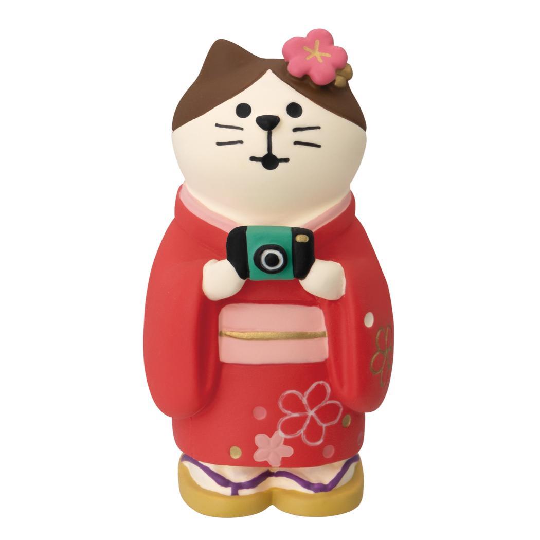 デコレ 晴れ着カメラ猫 ZSG-47213G