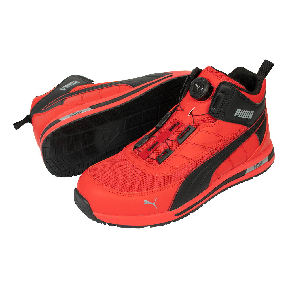プーマ PUMA 安全靴 SWITCHBACK RED DISC MID 27.0 #63.215.0