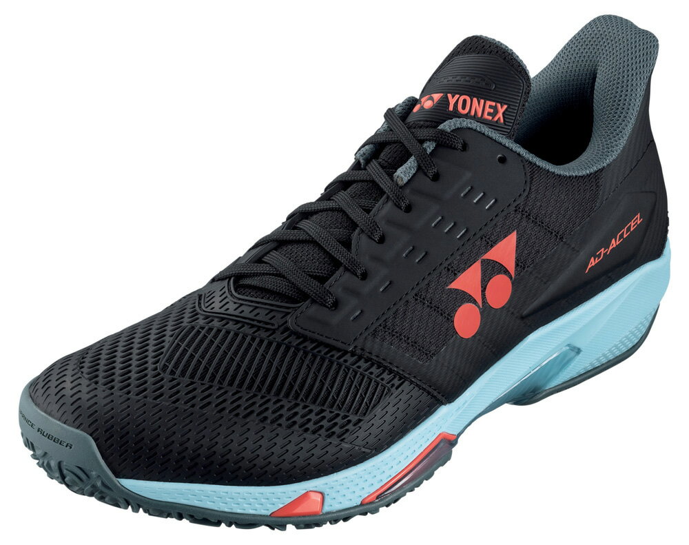 【楽天市場】ヨネックス YONEX ヨネックス テニスシューズ パワークッションアドアクセルWGC SHTAAWG ブラック/スカイブルー