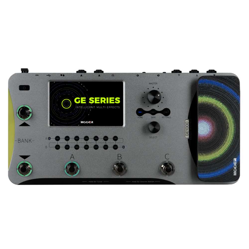 (セール品)Mooer / GE1000Li マルチエフェクター 5インチカラータッチスクリーン ムーアー AIイコライザー (リチウムイオンバッテリー使用)