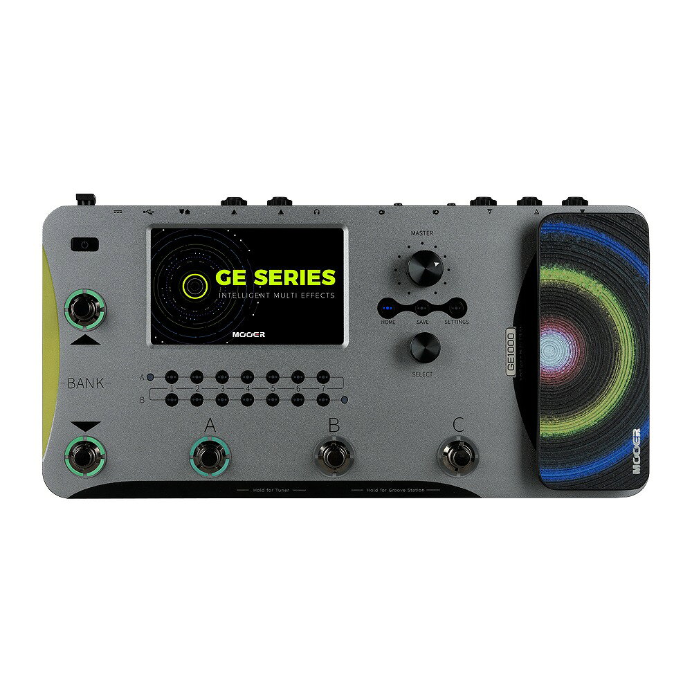(セール品)Mooer / GE1000Li マルチエフェクター 5インチカラータッチスクリーン ムーアー AIイコライザー (リチウムイオンバッテリー使用)