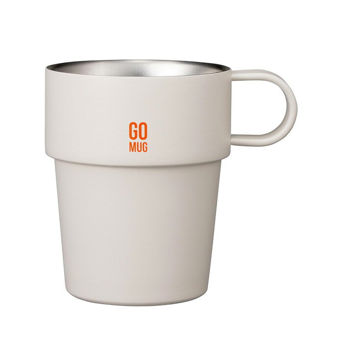 CB JAPAN シービージャパン マグカップ 285ml GOMUG QAHWA 保温 保冷 ステンレス アイボリー