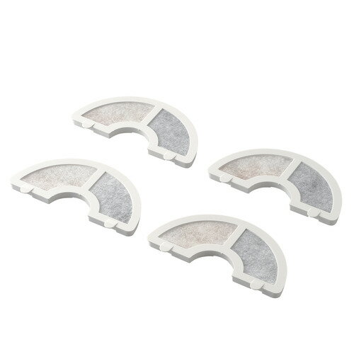 エレコム ペット用自動給水器交換用軟水化フィルター 4枚