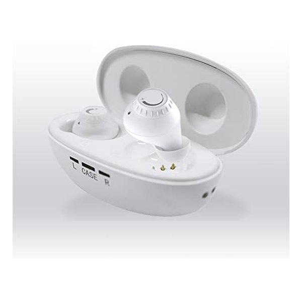 [イヤホン型集音器 ココロ ヒアリング ホワイト] Amazon.co.jp: ワイヤレスイヤホン型集音器 ココロヒアリング