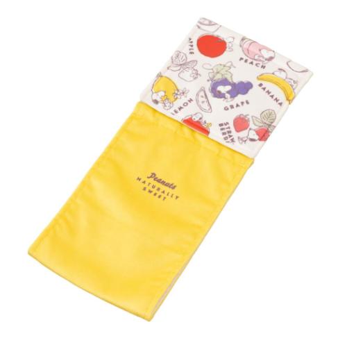 スヌーピー トイレ用品 ペーパーホルダーカバー フレッシュフルーツ イエロー ピーナッツ センコー 新生活雑貨