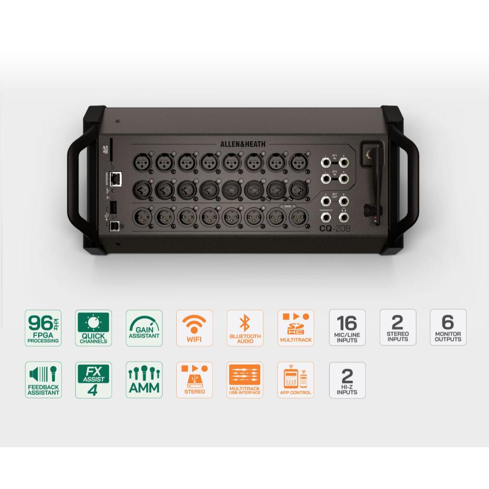 Allen & Heath デジタルミキサー CQ-20B