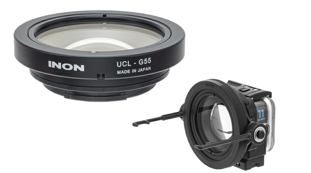 INON UFL-MR130-EFS60 水中用レンズ INON UFL-MR130 EFS60 Underwater Micro Semifisheye Relay Lens