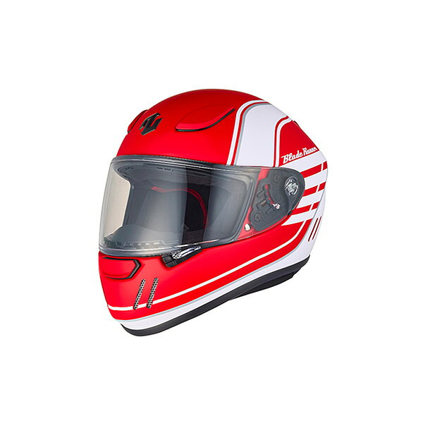 ジーロット｜ZEALOT ブレードランナー フルフェイスヘルメット グラフィック ユーロ マットレッド Lサイズ 59-60cm BRJ0018/L P111-2426