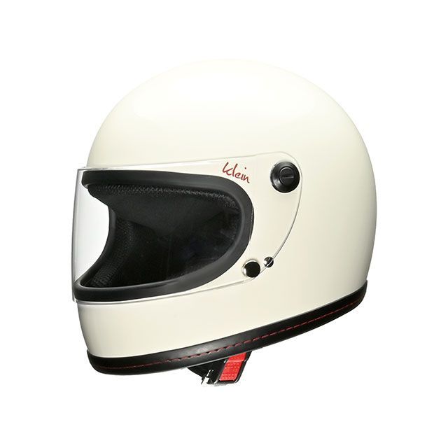 LINEクーポン有 リード工業 4952652152148 リード工業 LEAD バイクヘルメット フルフェイス Klein クライン ホワイト Sサイズ 55-56cm未満 着脱式内装 ワンタッチバックル 全排気量対応 495265215214