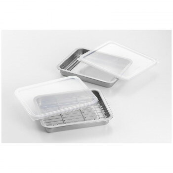 ヨシカワ ステンレス浅型バットセット 3810026